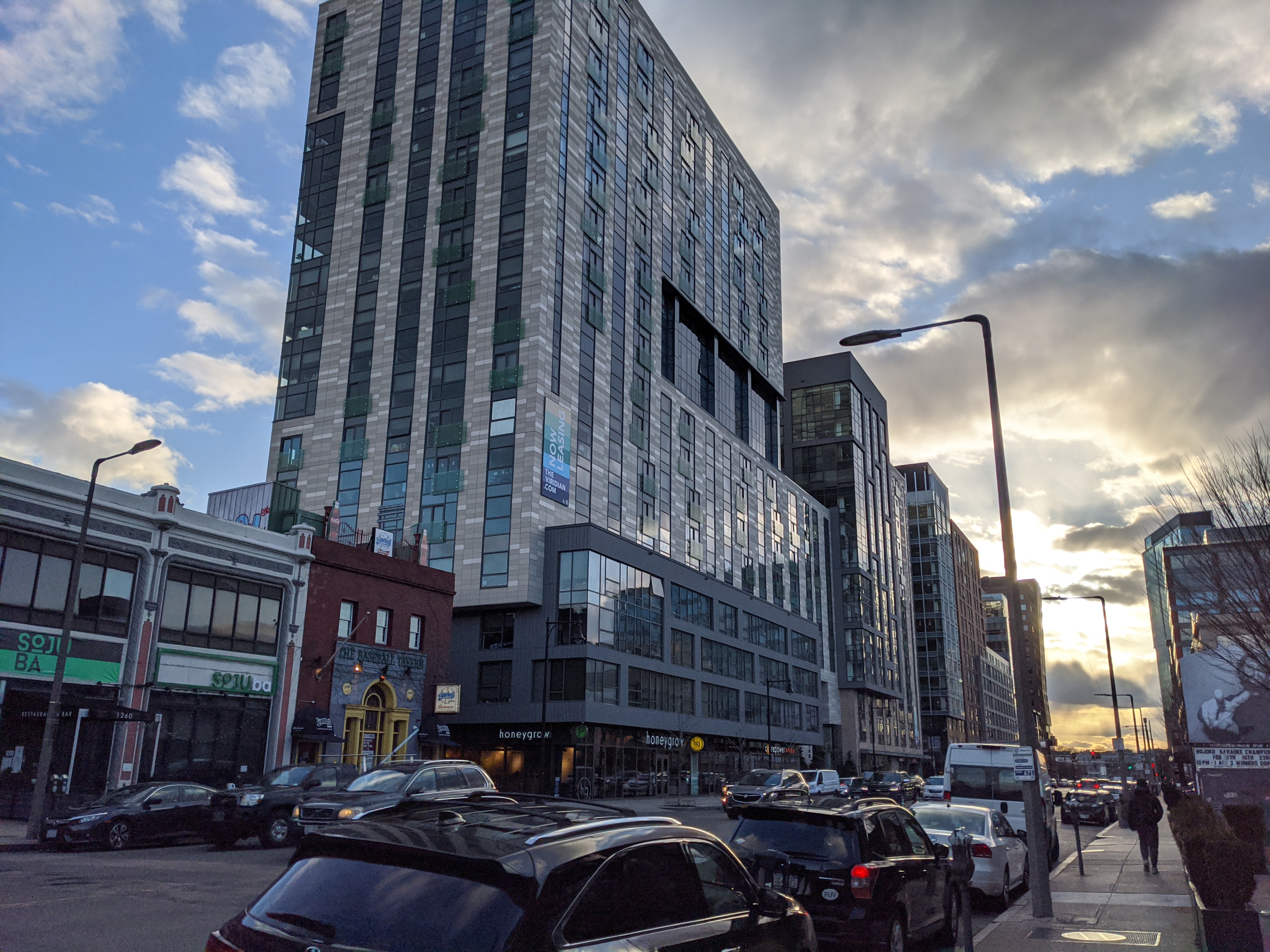 A view of some of the buildings near Fenway