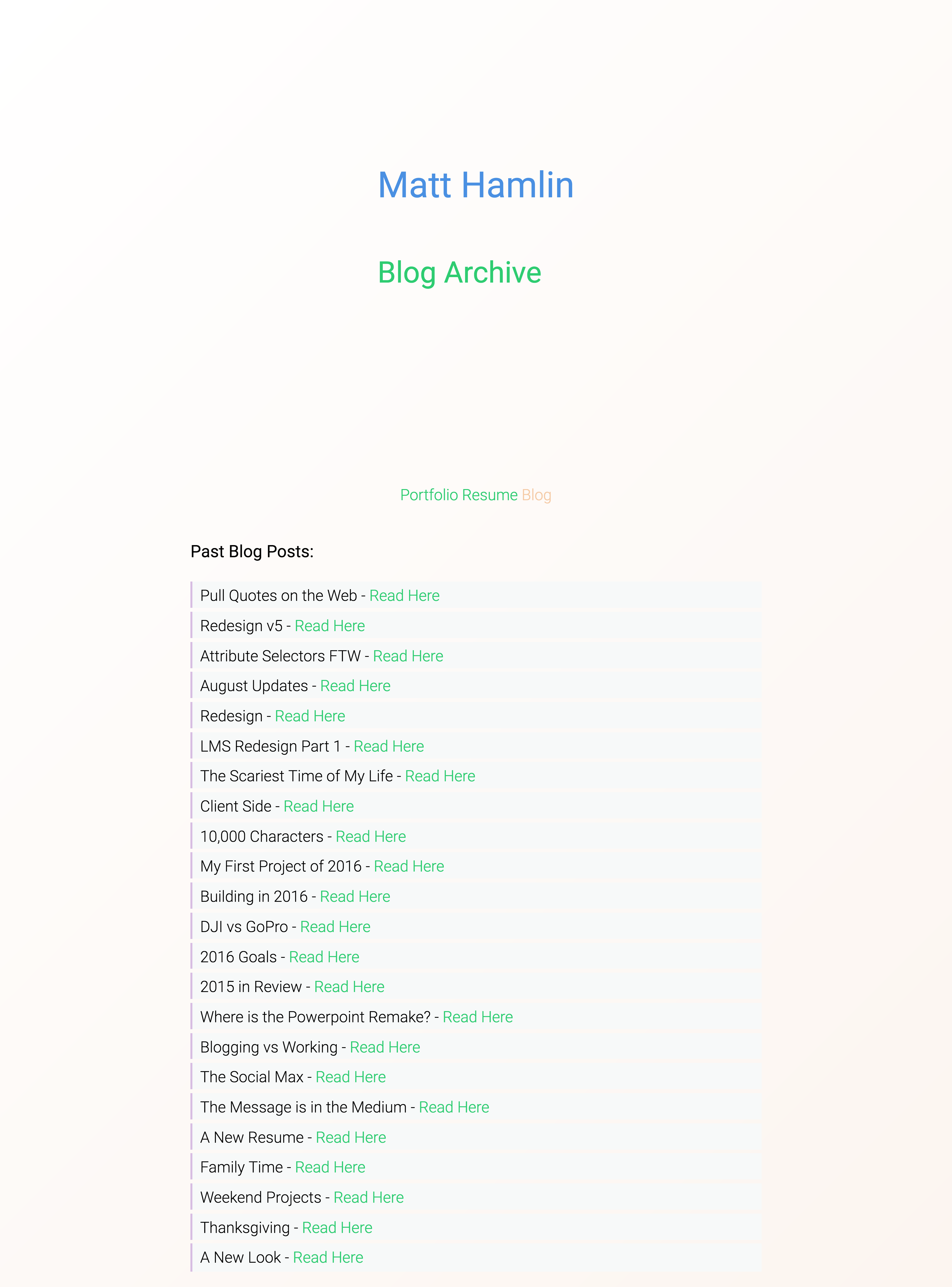 Archive Page
